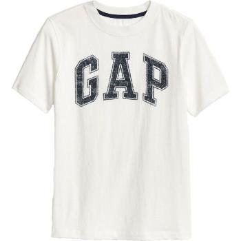 GAP V-NEW ARCH SCREEN Chlapecké tričko, bílá, velikost XS