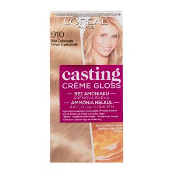 L'Oréal Paris Casting Creme Gloss 48 ml barva na vlasy pro ženy 910 White Chocolate na barvené vlasy; na blond vlasy; na všechny typy vlasů