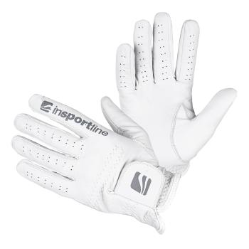 Pánské kožené rukavice inSPORTline Elmgreen  krémově bílá  M/L