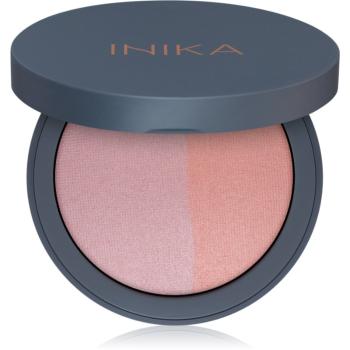 INIKA Organic Blush Duo duo tvářenka odstín Pink Tickle 6,5 g