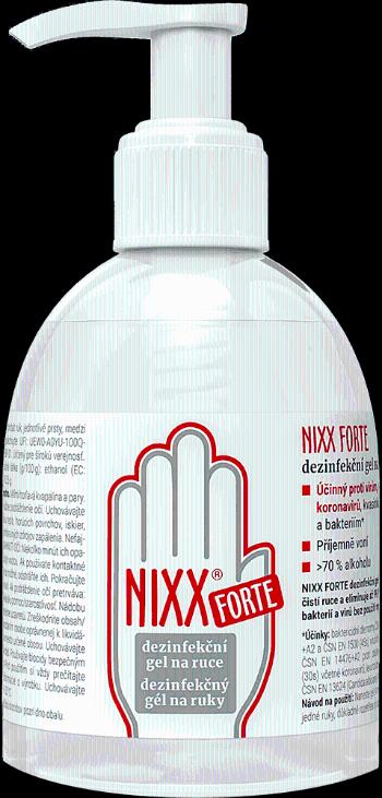 Nixx FORTE Dezinfekční gel na ruce s dávkovačem 250 ml