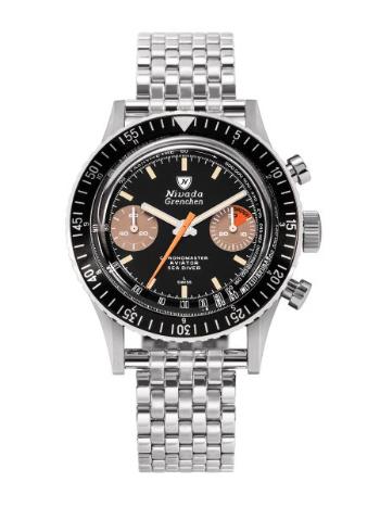 Nivada Grenchen Chronomaster Orange Boy Manual - Forstner Beads of Rice