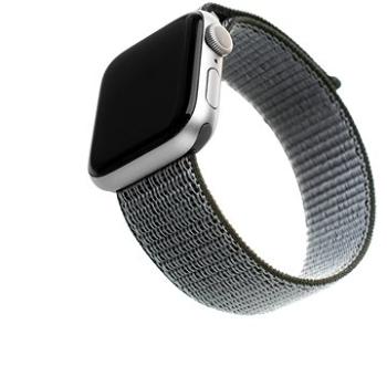 FIXED Nylon Strap pro Apple Watch 42/44/45/Ultra 49mm olivový (FIXNST-434-OL)