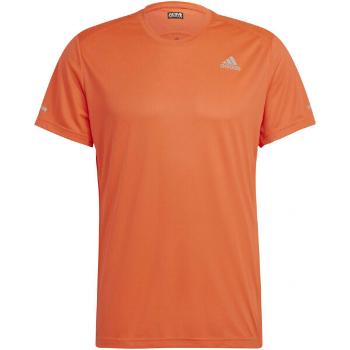 adidas RUN IT TEE Pánské běžecké tričko, červená, velikost L