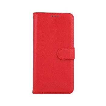 TopQ Xiaomi Redmi Note 10S knížkové červené s přezkou 63262 (Sun-63262)
