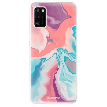 Odolné silikonové pouzdro iSaprio - New Liquid - Samsung Galaxy A41