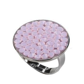 NUBIS® Prsten s krystaly Crystals from Swarovski® ROSE WATER OPAL - LVX301-ROP