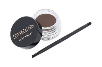Úprava obočí Makeup Revolution London - Brow Pomade , 2,5ml, Dark, Brown