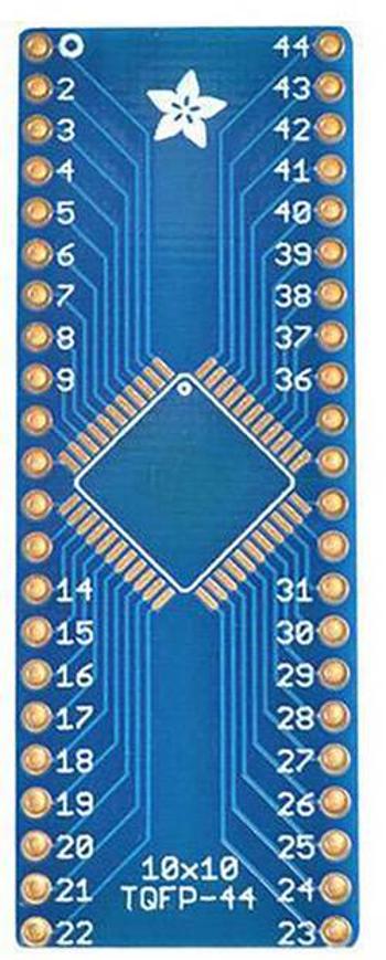 Rozšiřující deska (neosazená) Adafruit SMT Breakout PCB for 44-QFN or 44-TQFP, 3 ks