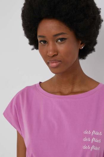 Tričko Answear Lab dámský, fialová barva