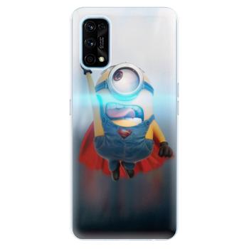 Odolné silikonové pouzdro iSaprio - Mimons Superman 02 - Realme 7 Pro