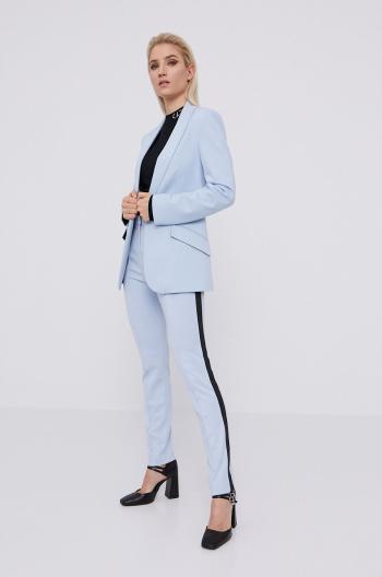 Kalhoty Karl Lagerfeld dámské, přiléhavé, medium waist