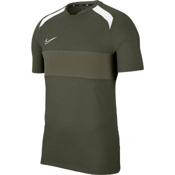 Nike DRY ACD TOP SS SA M Pánské fotbalové tričko, khaki, velikost XL