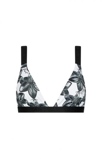 Karl Lagerfeld Karl Lagerfeld dámský bílý bikiny top ORCHID