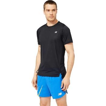 New Balance ACCELERATE SHORT SLEEVE Pánské sportovní triko, černá, velikost