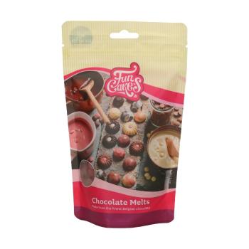 Funcakes Růžová čokoláda kousky - Ruby Melts 250 g