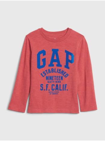 Červené klučičí tričko GAP Logo