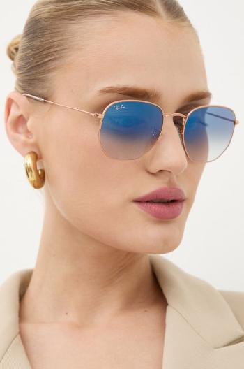 Sluneční brýle Ray-Ban HEXAGONAL pruhledná barva, 0RB3548