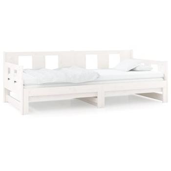 Výsuvná postel bílá masivní borovice 2× (90 × 190) cm, 820293 (820293)