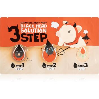 Elizavecca Milky Piggy 3 Step Black Head Solution třífázová péče na černé tečky