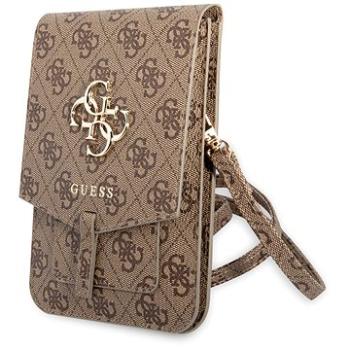 Guess PU 4G Metal Logo Phone Bag Brown (GUWBG4GFBR)