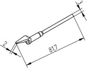 Odsávací hrot Ersa 0452MDLF020/SB Velikost hrotů 2 mm, 1 ks