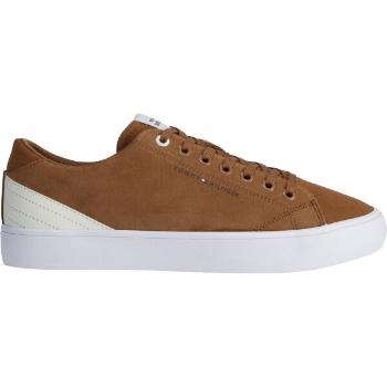 Tommy Hilfiger HI VULC CORE LOW SUEDE Pánské tenisky, hnědá, velikost