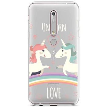 TopQ Nokia 6.1 silikon Unicorn Love 43477 (Sun-43477)