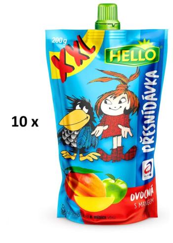 Hello ovocná přesnídávka XXL s mangem 10 x 200 g