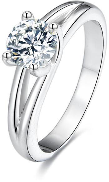 Beneto Stříbrný prsten s krystaly AGG198 58 mm
