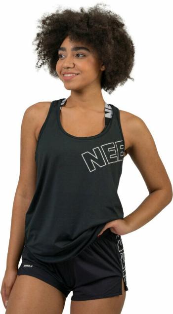 Nebbia FIT Activewear Tank Top “Racer Back” Black S Fitness tričko