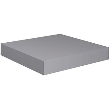 Shumee plovoucí nástěnná šedá 23×23,5×3,8 cm MDF, 323844 (323844)