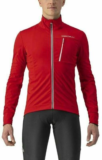 Castelli Go Bunda Red/Silver Gray 2XL