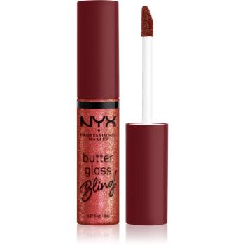 NYX Professional Makeup Butter Gloss Bling lesk na rty třpytivý odstín 07 Big Spender 8 ml