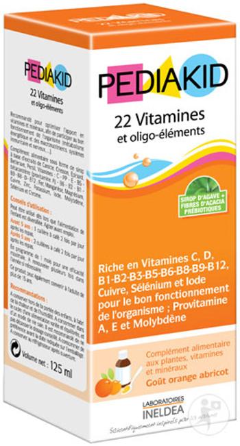 Pediakid 22 Vitamínů 125 ml