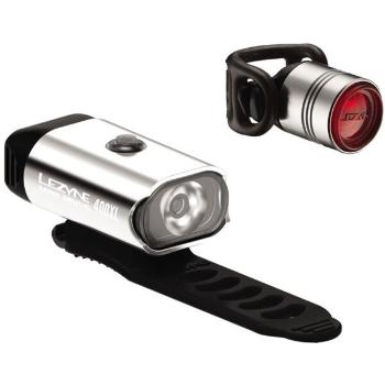 Lezyne MINI DRIVE 400 / FEMTO DRIVE PAIR Set světel, stříbrná, velikost UNI