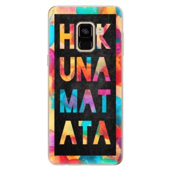 Odolné silikonové pouzdro iSaprio - Hakuna Matata 01 - Samsung Galaxy A8 2018