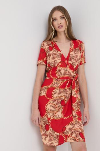 Šaty Marciano Guess červená barva, mini, áčková