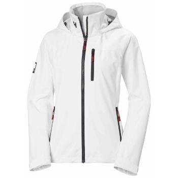 Helly Hansen CREW HOODED JACKET 2.0 W Dámská jachtařská bunda, bílá, velikost