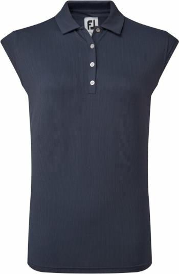 Footjoy Cap Sleeve Rib Knit Navy XS Polo košile