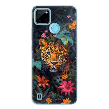 Odolné silikonové pouzdro iSaprio - Flower Jaguar - Realme C21Y / C25Y