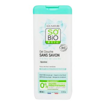 Gel sprchový BEZ MÝDLA s lotosovým květem 650 ml BIO SO’BiO étic