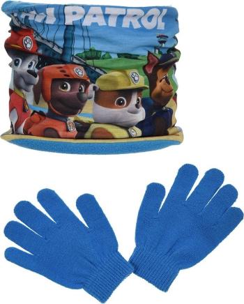 MODRÁ CHLAPECKÁ SADA NÁKRČNÍKU A RUKAVIC PAW PATROL Velikost: ONE SIZE