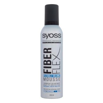 Syoss Fiber Flex Flexible Volume Mousse 250 ml tužidlo na vlasy pro ženy