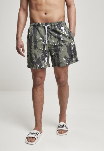 Urban Classics Pattern Swim Shorts white dot camo aop - M