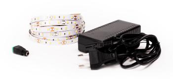 LED Solution LED pásek 12W/m 12V bez krytí IP20 5 metrů + adaptér 72W Barva světla: Modrá 07710_05310_11218