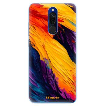 Odolné silikonové pouzdro iSaprio - Orange Paint - Xiaomi Redmi 8