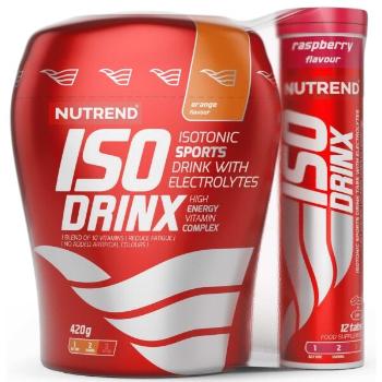 Nutrend ISODRINX 420g POMERANČ + 12 TABLET MALINA Sportovní nápoj + tablety, , velikost UNI