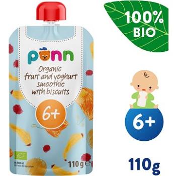 SALVEST Ponn BIO Ovocné smoothie s jogurtem a sušenkami (110 g) (4740073072981)