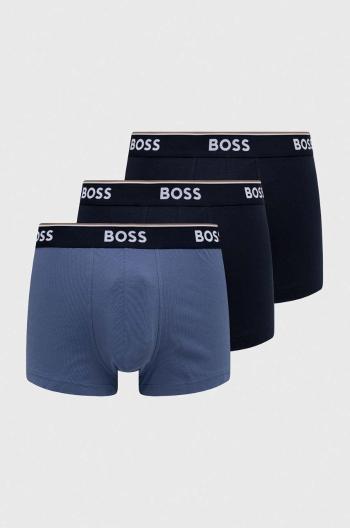 Boxerky BOSS 3-pack pánské, tmavomodrá barva, 50508985